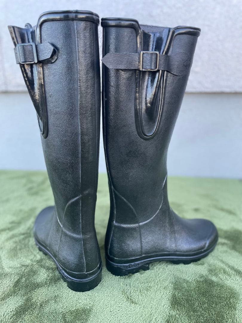 ほぼ未使用　レディース　レイン　ラバーブーツLE CHAMEAU ３7