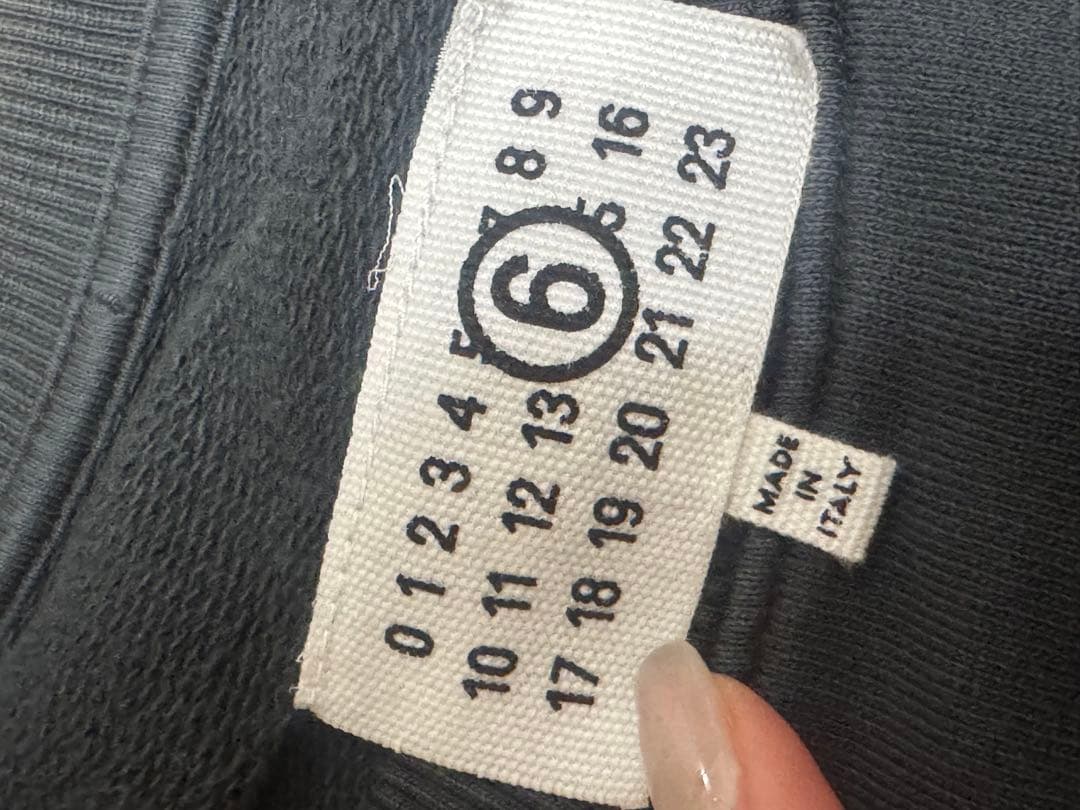 マルタンマルジェラ MM6 25SS クルーネックスウェットシャツ