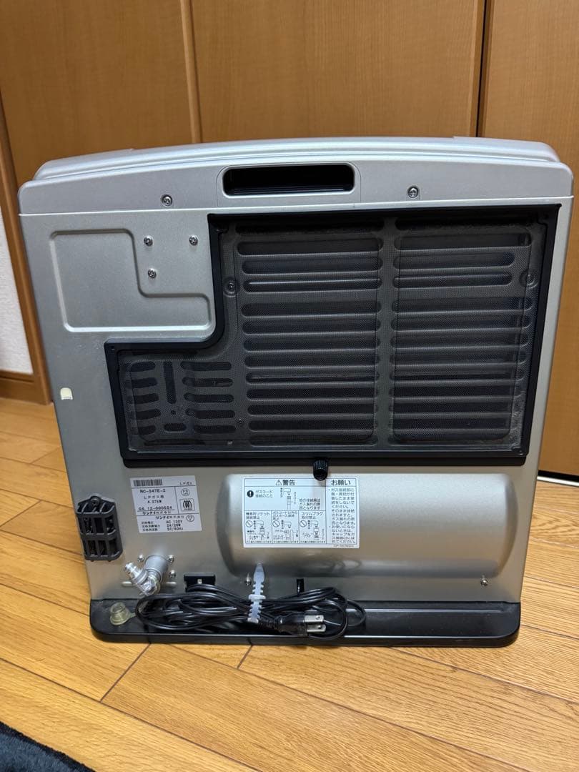 OSAKA GAS ガスファンヒーター P 140 5293 ガスホース添付