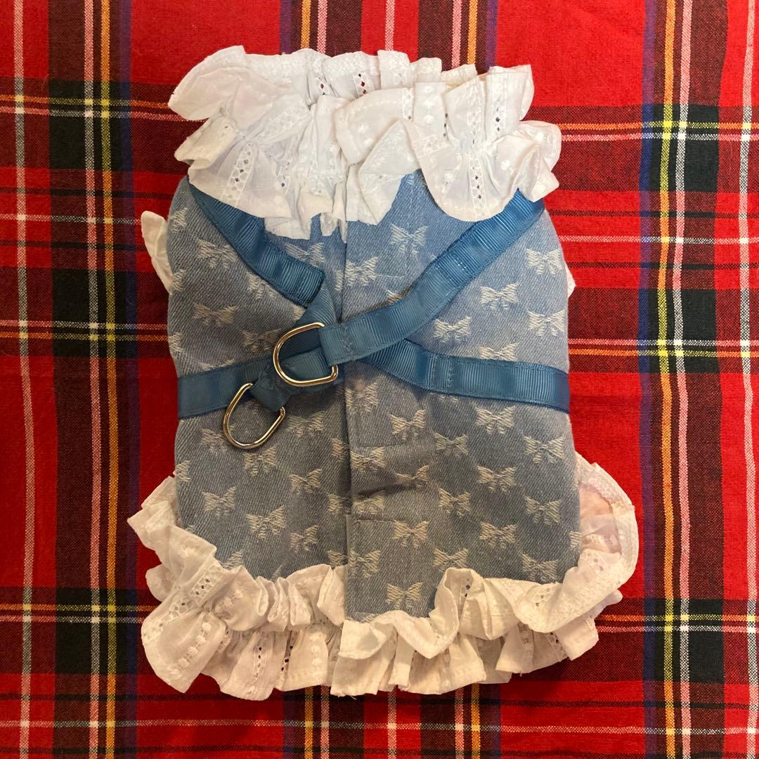 専用 ゴットピパ　COOLガーリーデニムハーネス　リボン柄　sサイズ　新品未使用