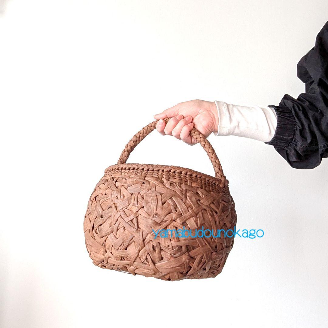 order まるい山葡萄かごバッグMサイズ