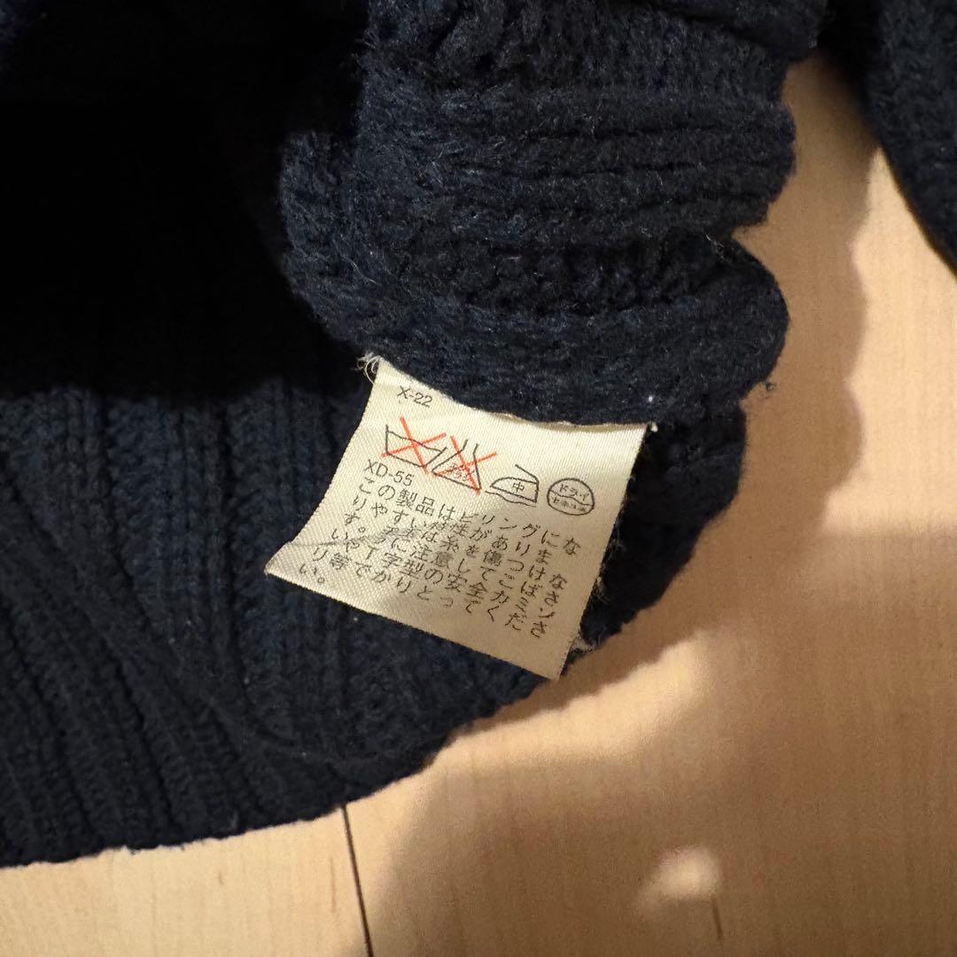 O*S様 90s ラルフローレン ドライバーズニット ポニー無し ブラック ウー