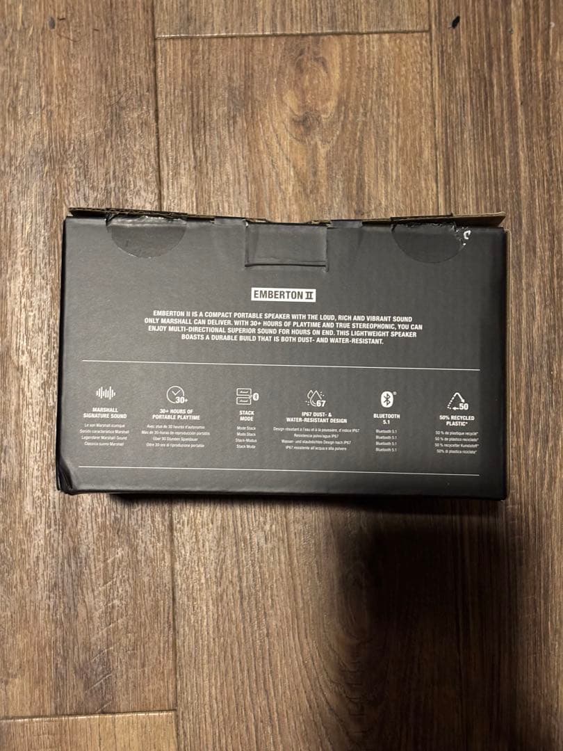 正規品　Marshall EMBERTON Ⅱ黒