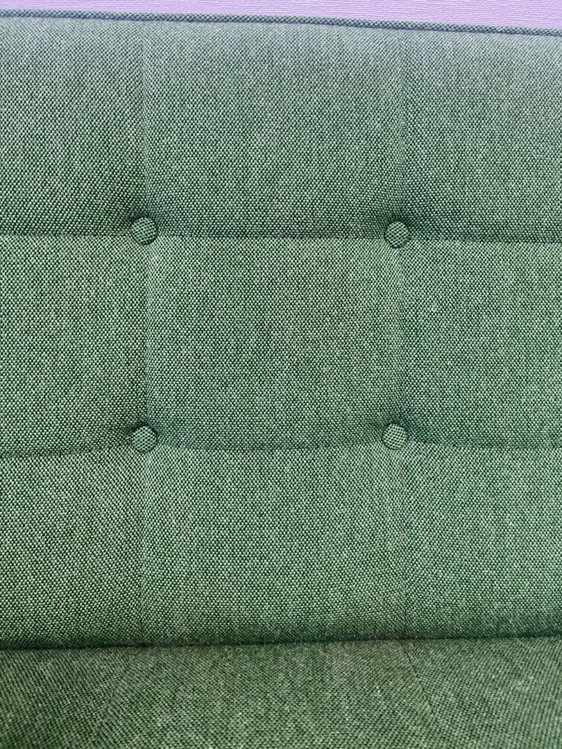 カリモク60 Kチェア 2シーター・グリーングリーン