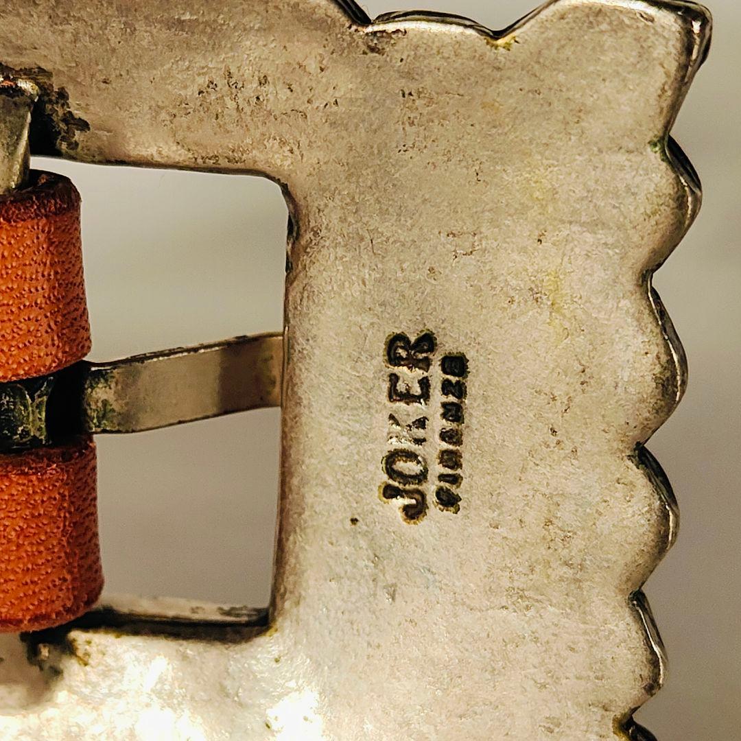 【新品極美品】RIVOLTA×JOKER　高級革コンチョベルト　イタリア製正規品