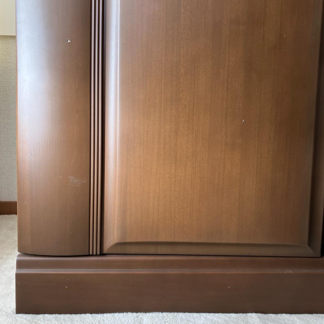 洋風桐タンス 観音開きタイプ アスティ 天然木 ナラ色 着物収納向け 家庭用