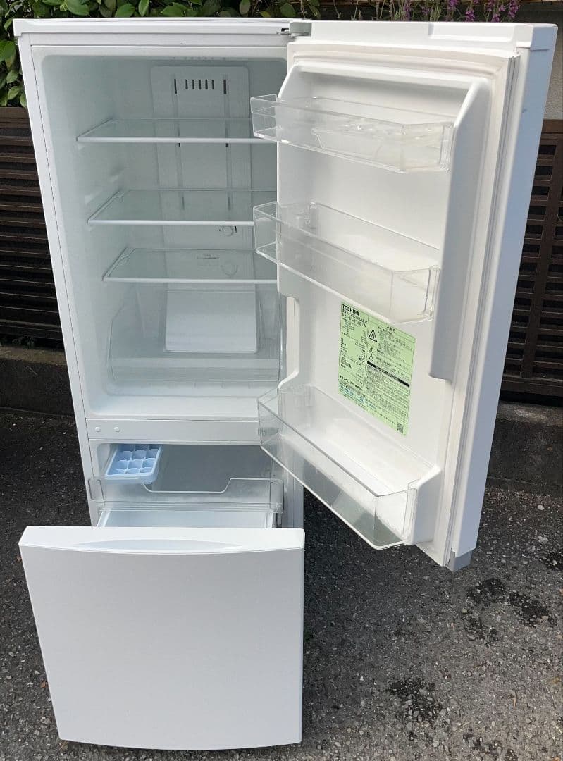 東芝冷凍冷蔵庫　153L 省エネ設計LED照明 自動霜取り機能付き　2019年製