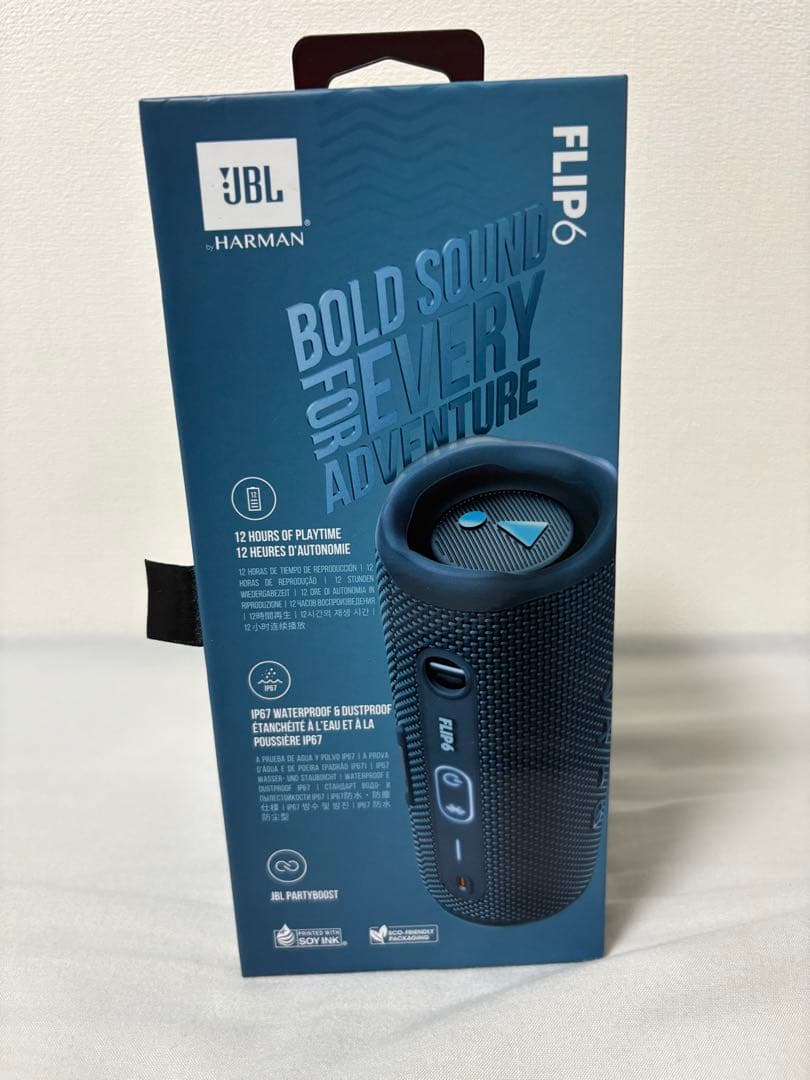 JBL FLIP6 ワイヤレススピーカー ダークブルー