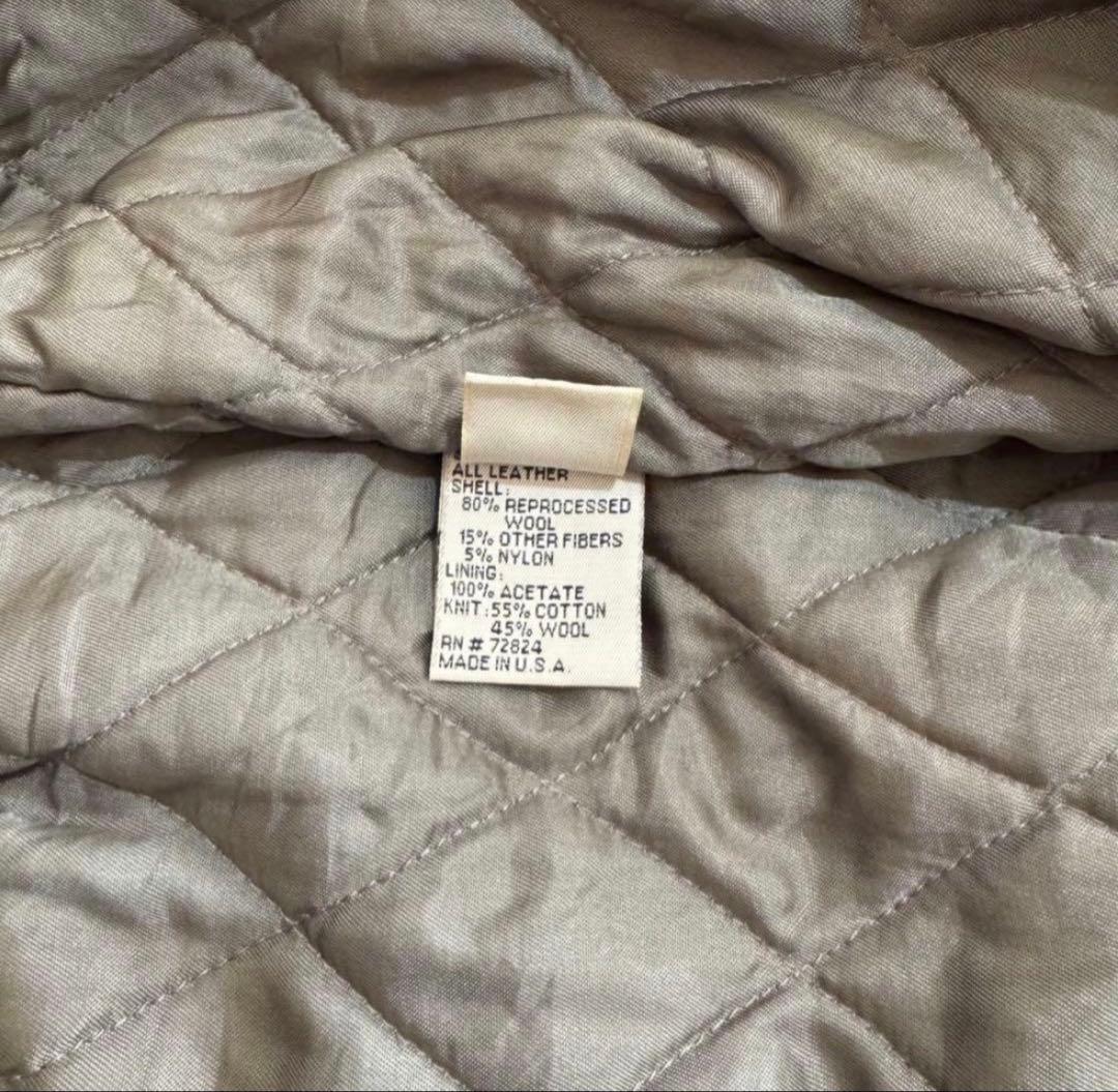 キヨP80s 70s golden bear レザースタジャン オ無地