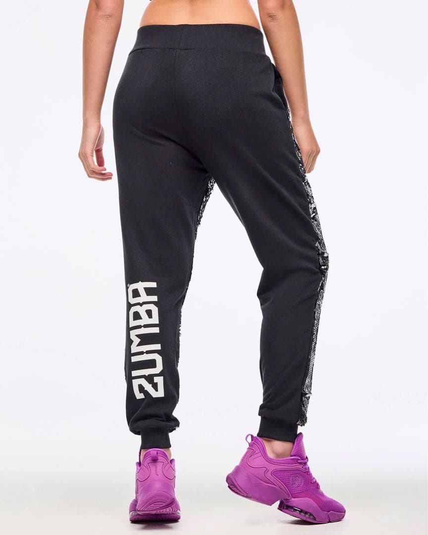 新品　正規品　ズンバ　ラスト　Ｌ　スパンコール　ジョガー　パンツ