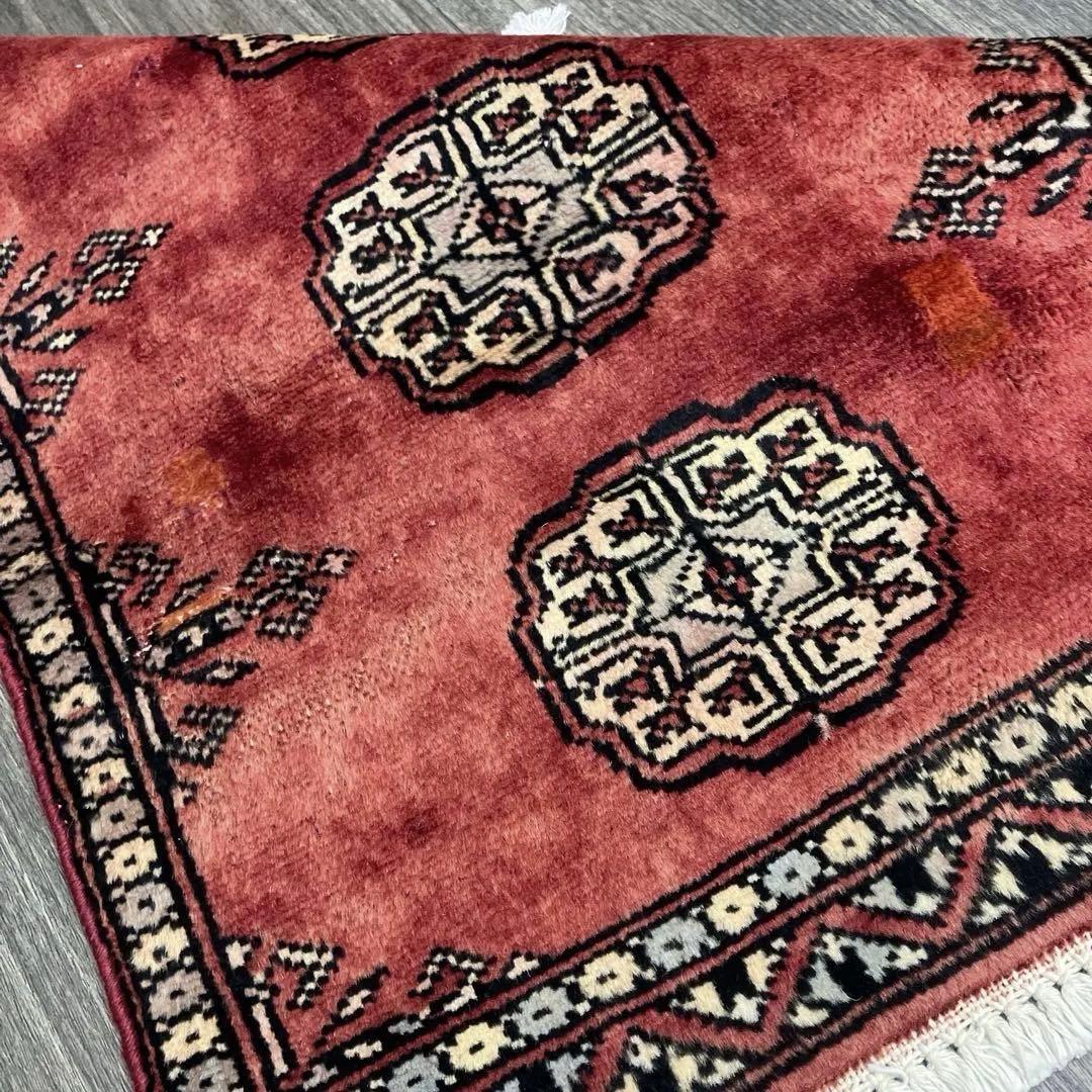 トライバルラグ手織り絨毯カシミリヤンヴィンテージ ラグアンティークラグ