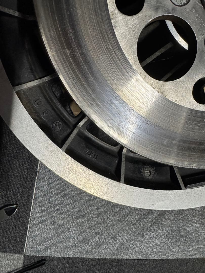 1982年式FLH ショベルヘッド　純正16インチキャストホイール前後セット