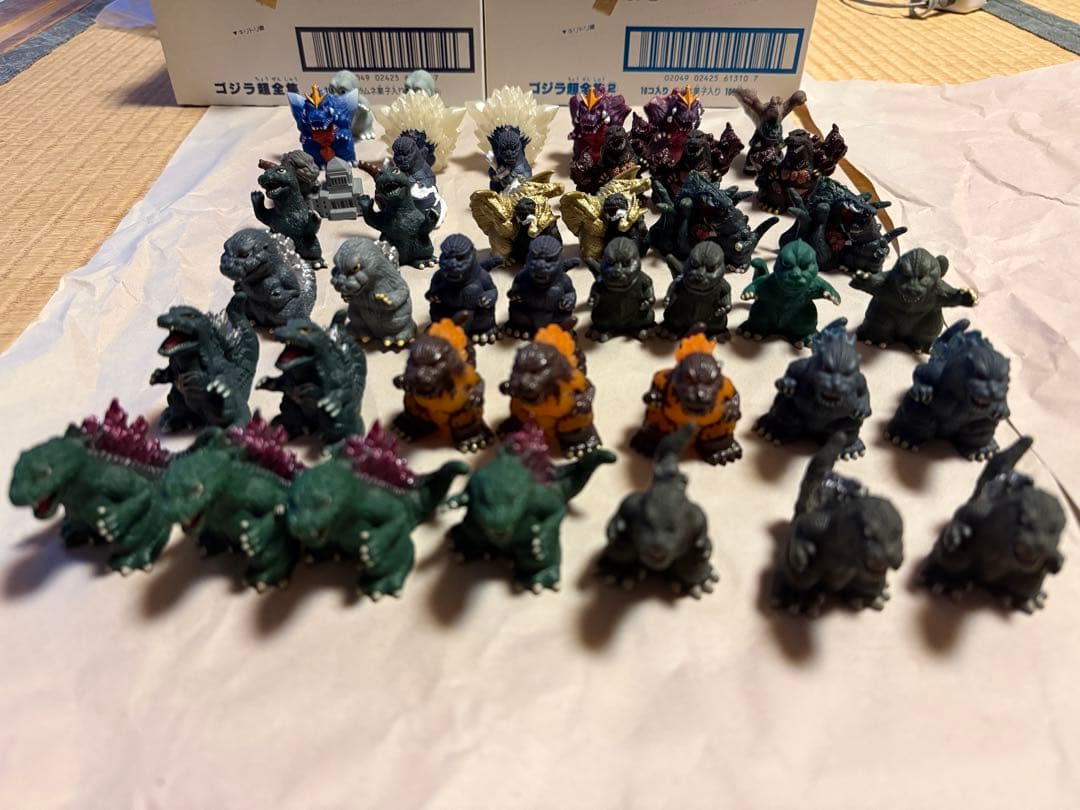 ゴジラ 指人形 食玩 90体セット