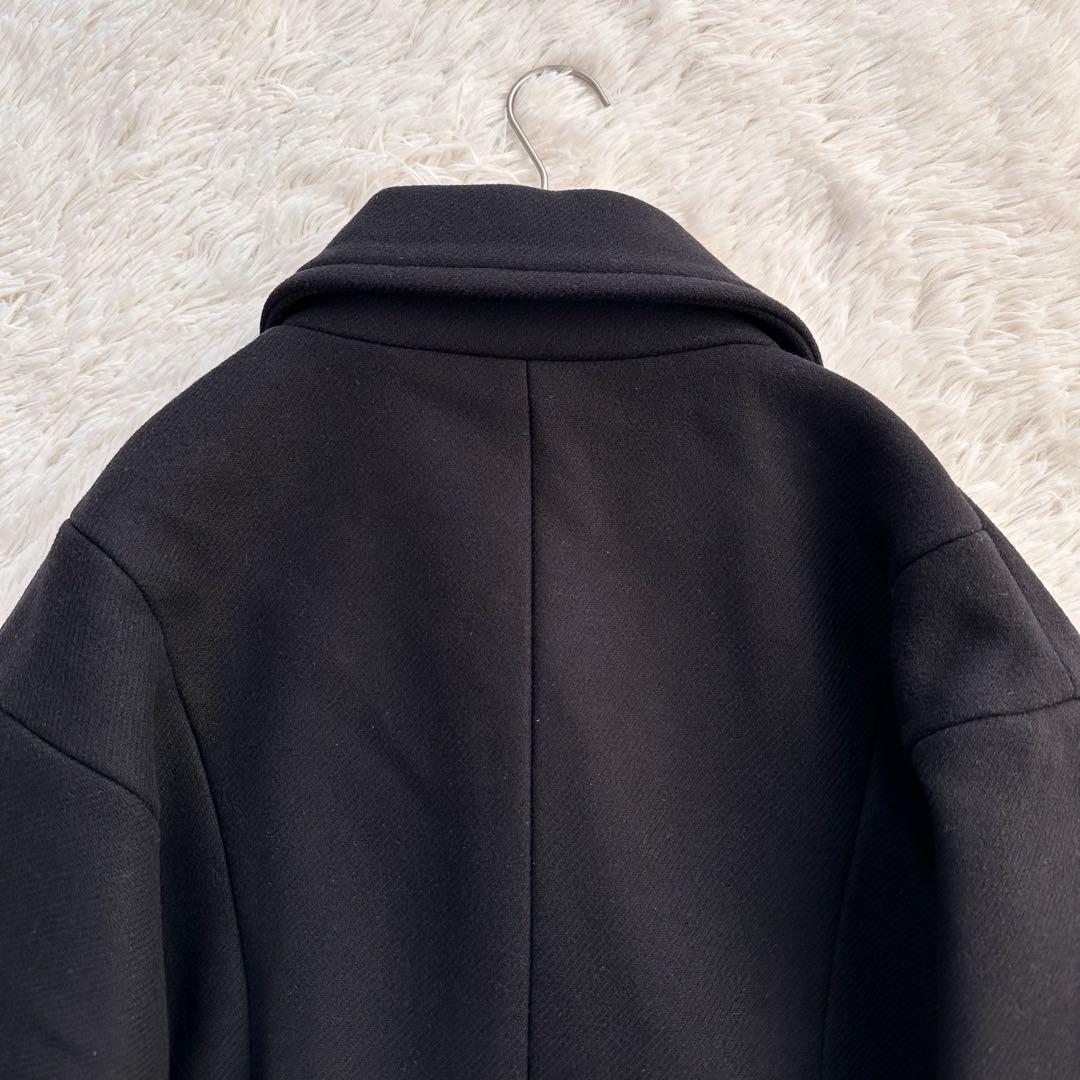 SNIDEL ウールコクーンダブルコート オーバーサイズ イタリア生地 ブラック