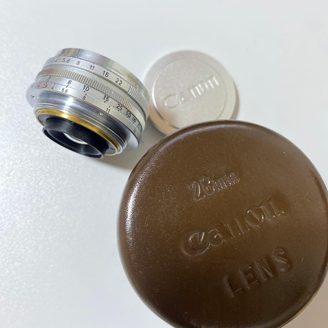 Canon lens 28mm 2.8 レアレンズL39