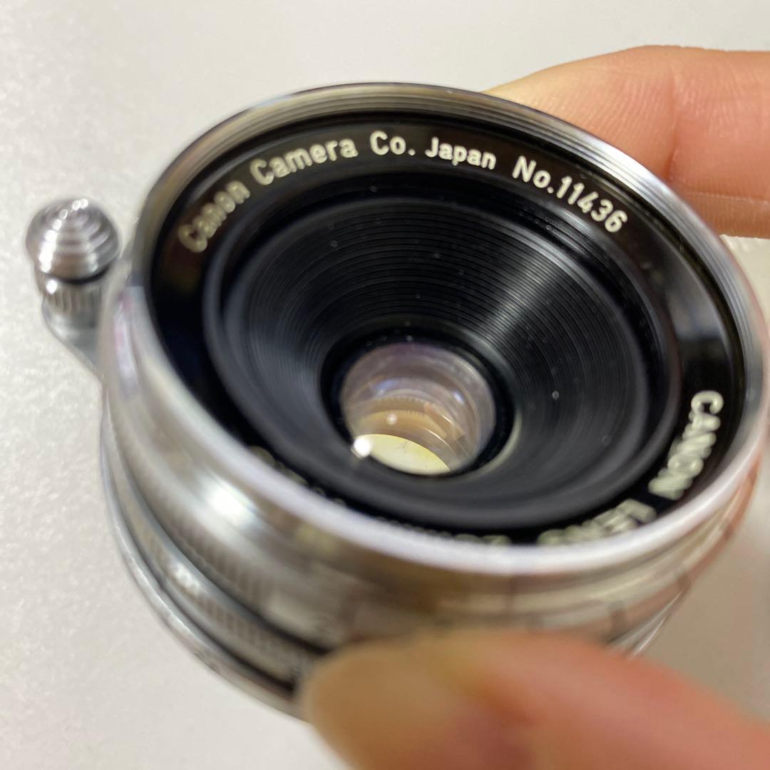 Canon lens 28mm 2.8 レアレンズL39