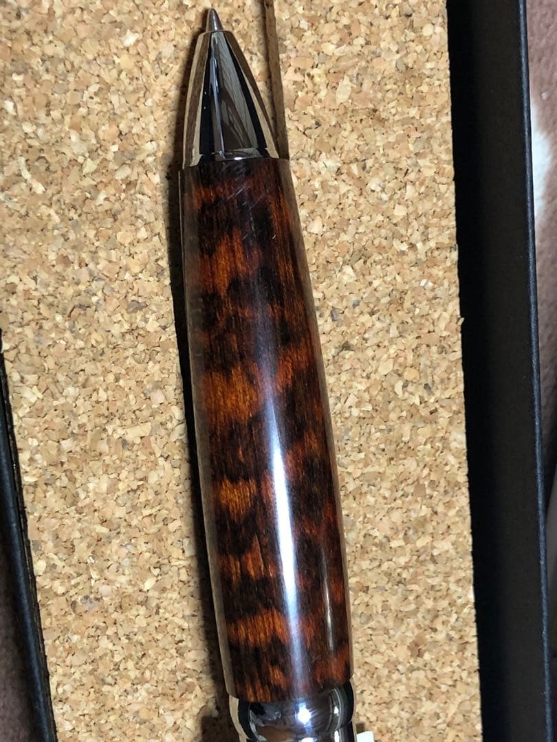 家猫亭ピュアモルト多機能ペン3&1（スネークウッド）No.5 軽度のクラック有り