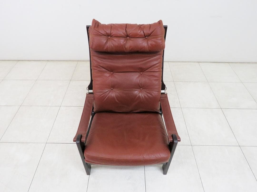 Hock ホック カンディハウス ヴィンテージ シングルソファ ハイバック 本革