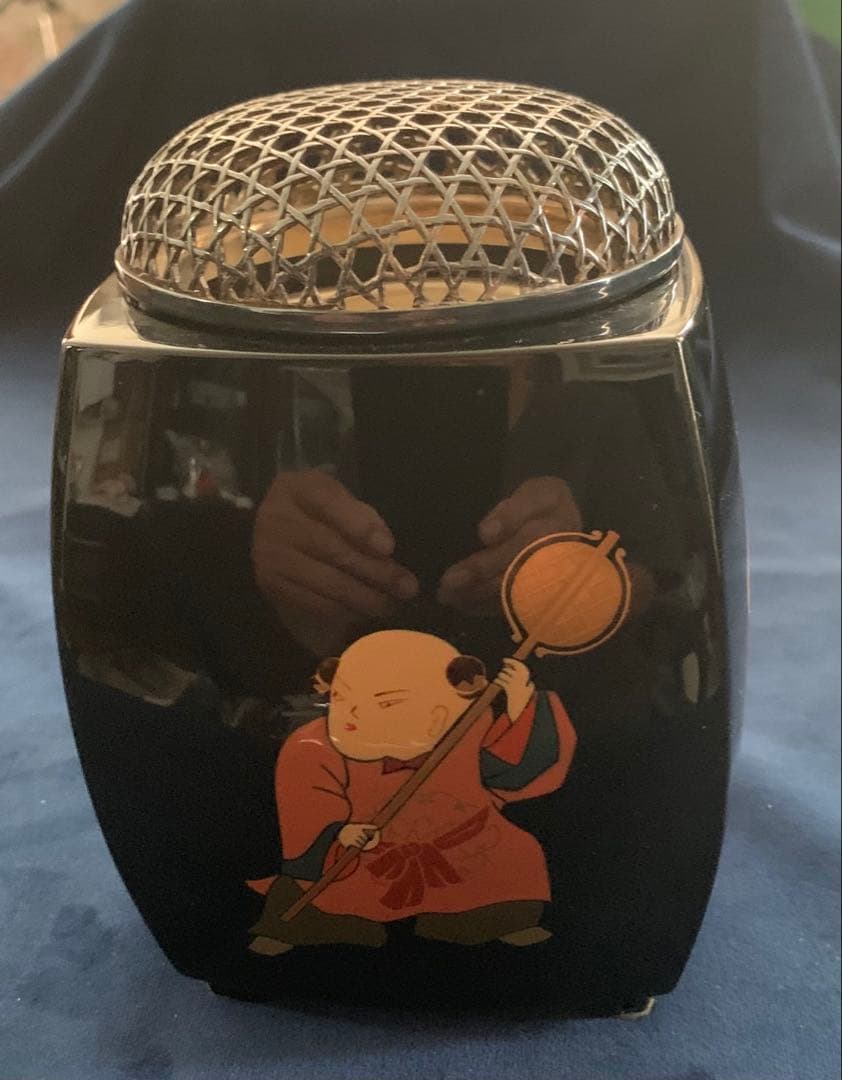 輪島塗り唐子蒔絵　高炉