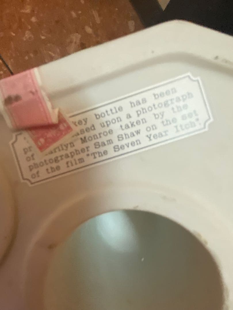 マリリンモンロー型陶器ケンタッキーバーボン古酒