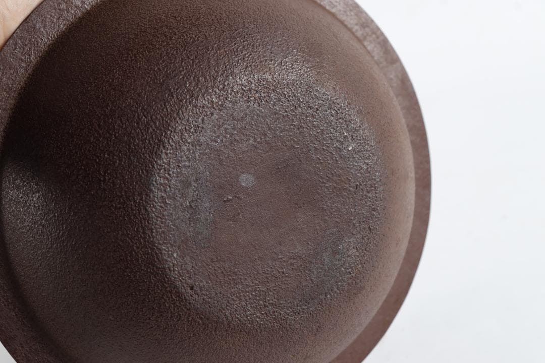 メ*2様 釜師 佐藤浄清 雪輪地紋 七宝形耳付 笠釜 茶釜 共箱