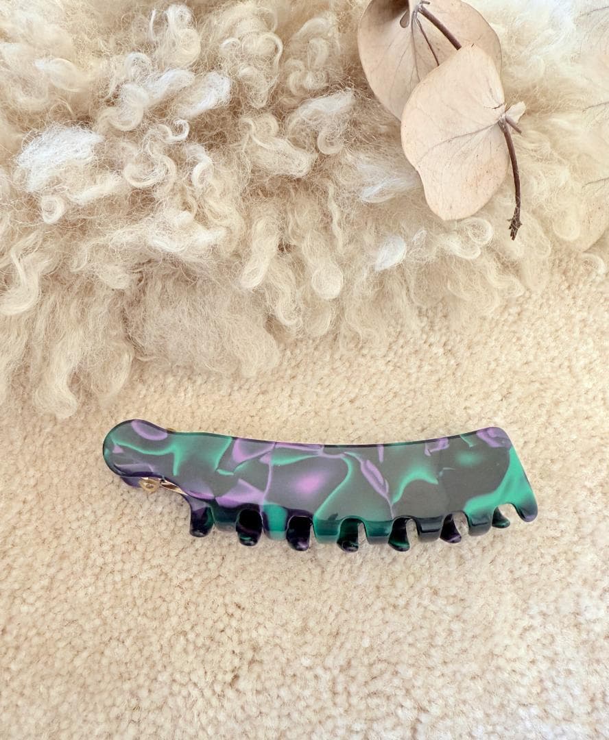 France Luxe フランスラックス キャスケード マーブル ヘアクリップ