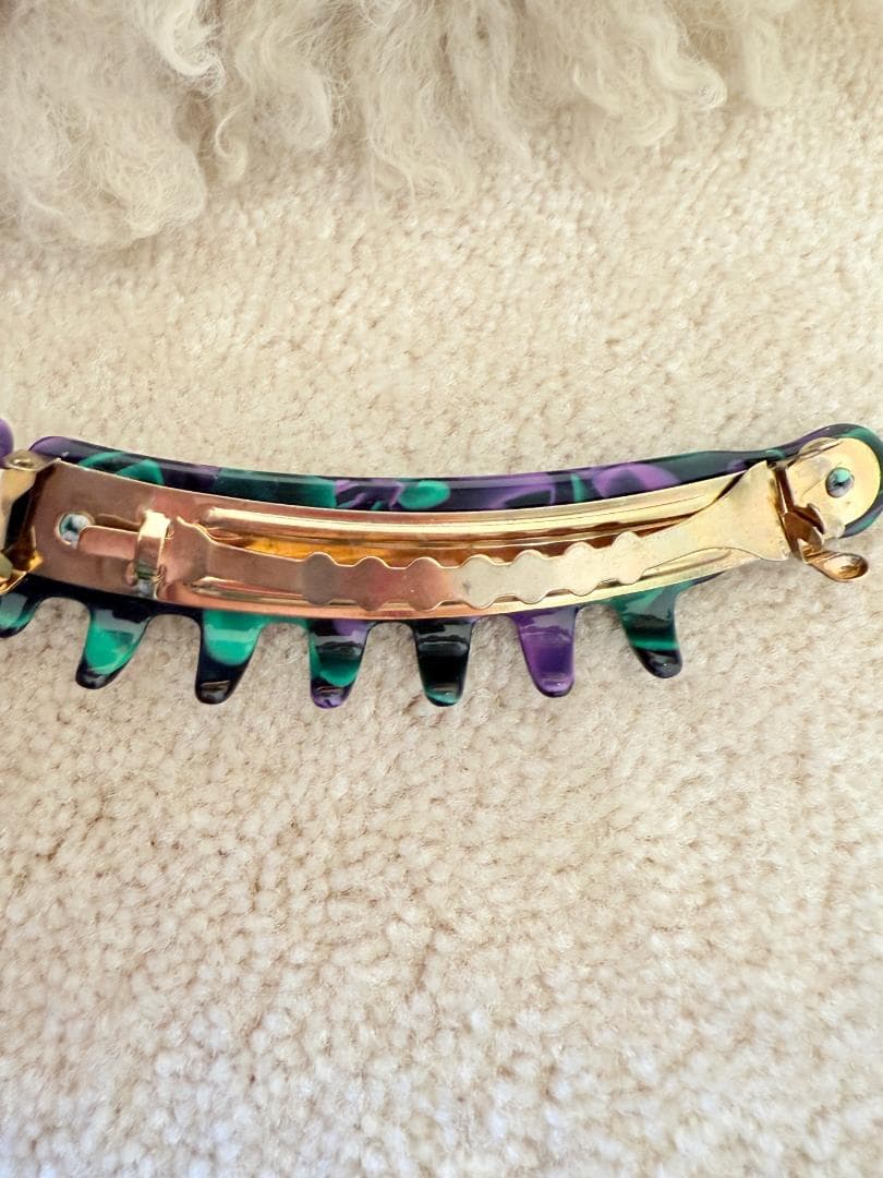 France Luxe フランスラックス キャスケード マーブル ヘアクリップ