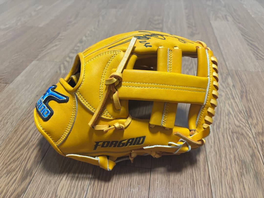 非売品 グローブ 高橋由伸 ジャイアンツ 手型・直筆サイン入り FORGAD