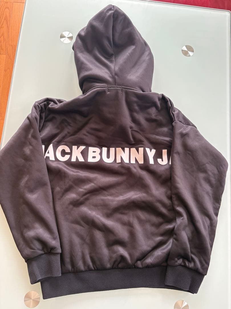 ジャックバニー パーリーゲイツ パーカー ボア ブラック サイズ 4ハイネック