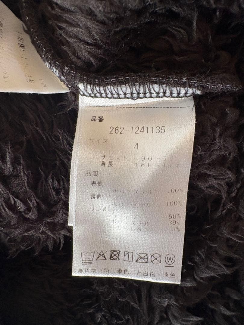 ジャックバニー パーリーゲイツ パーカー ボア ブラック サイズ 4ハイネック