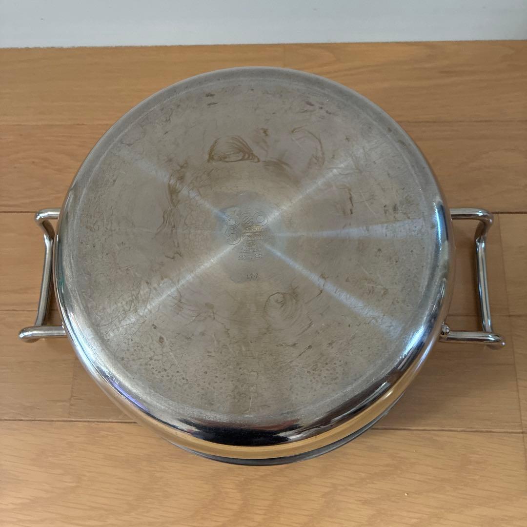 ジオプロダクト　両手鍋 22センチ