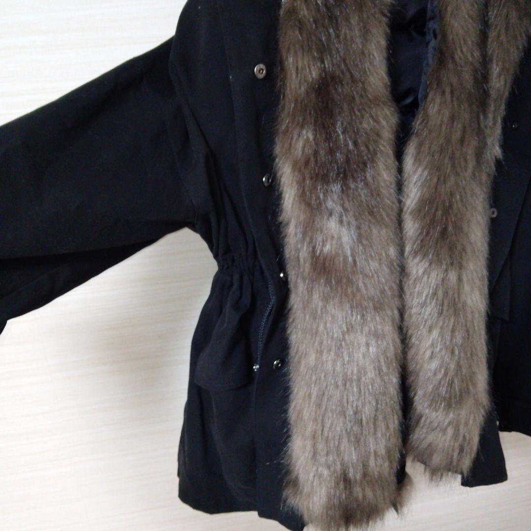 GYDA N3B エコファーアウター　ブラック　黒　完売色　フード　ビッグフード