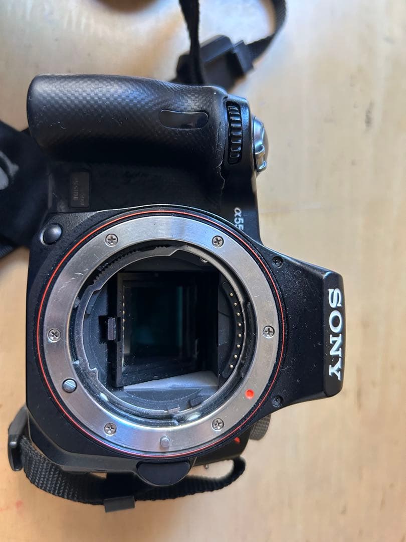 SONY α55 デジタル一眼レフ&ミノルタ300mmレンズセット　小型サイズ