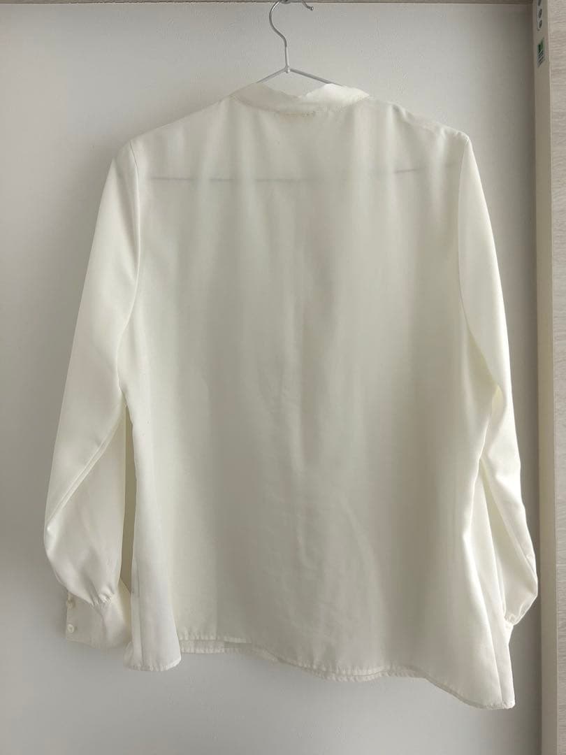 極美品 ボールジィ トゥモローランド クリアデシンフリルボウタイブラウス 長袖