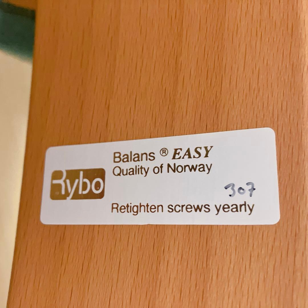 Rybo リボ　バランスチェアイージー　姿勢矯正　 デスクチェア　ライトグリーン