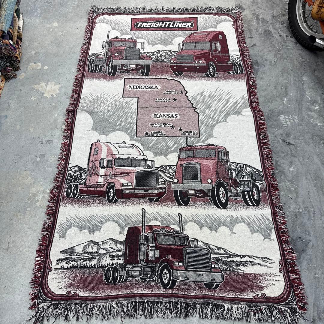 大判　トラック　マルチカバー　ソファーカバー　ヴィンテージラグ　235x125