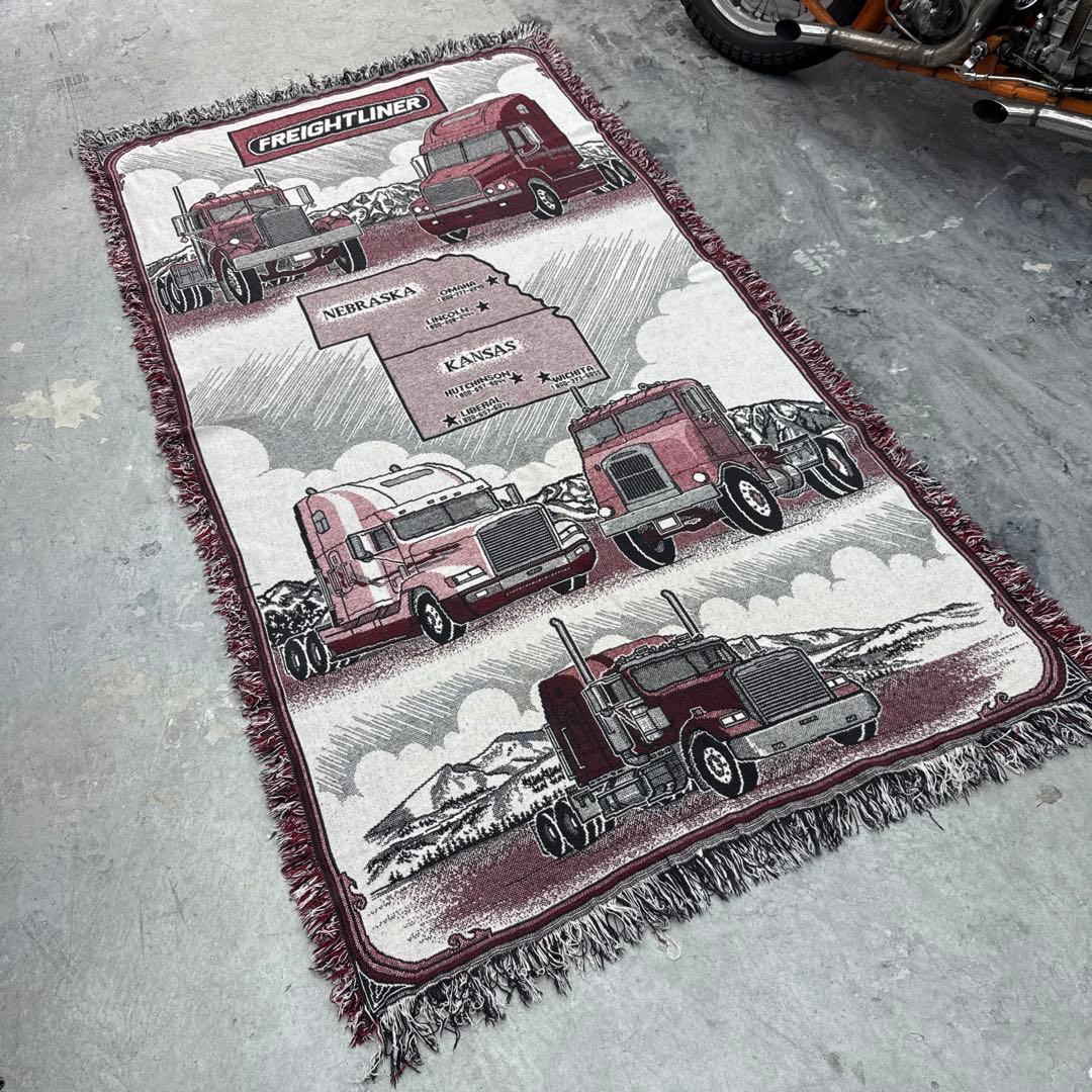 大判　トラック　マルチカバー　ソファーカバー　ヴィンテージラグ　235x125