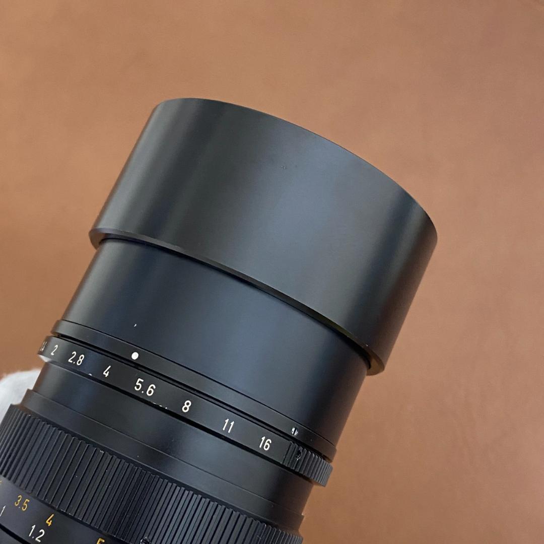 Summilux M75mm f1.4 フード組み込み メンテンス済み