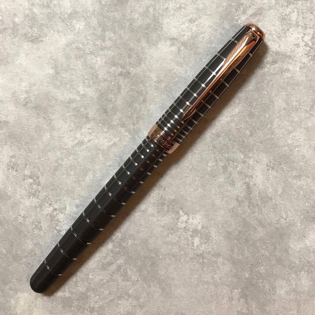 こ*ろ様 パーカー ソネット ブラウンPGT 万年筆 F