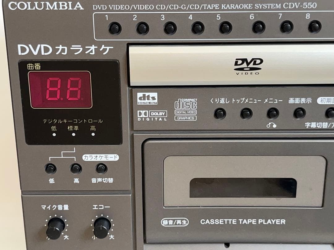 【動作品】DENON COLUMBIA CDV-550 カラオケ機器 -316-