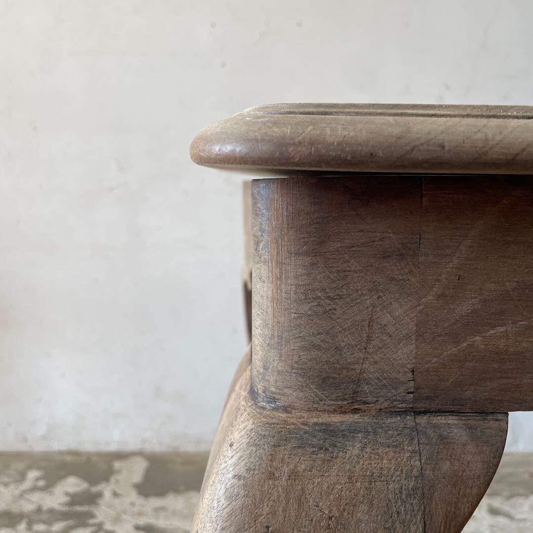 ヴィンテージ　サイドテーブル　デスク　飾り台 作業台　剥離