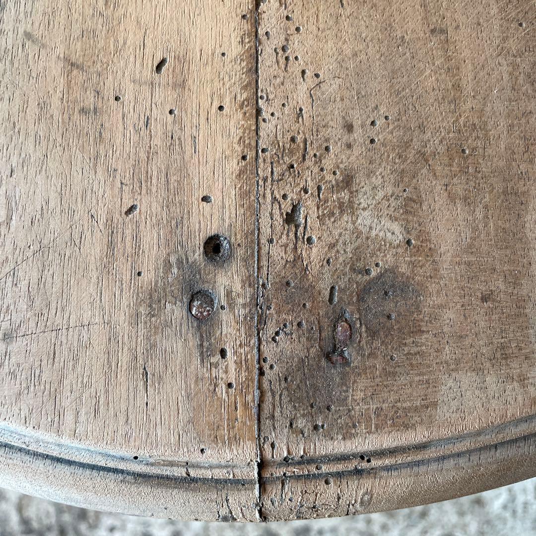 ヴィンテージ　サイドテーブル　デスク　飾り台 作業台　剥離