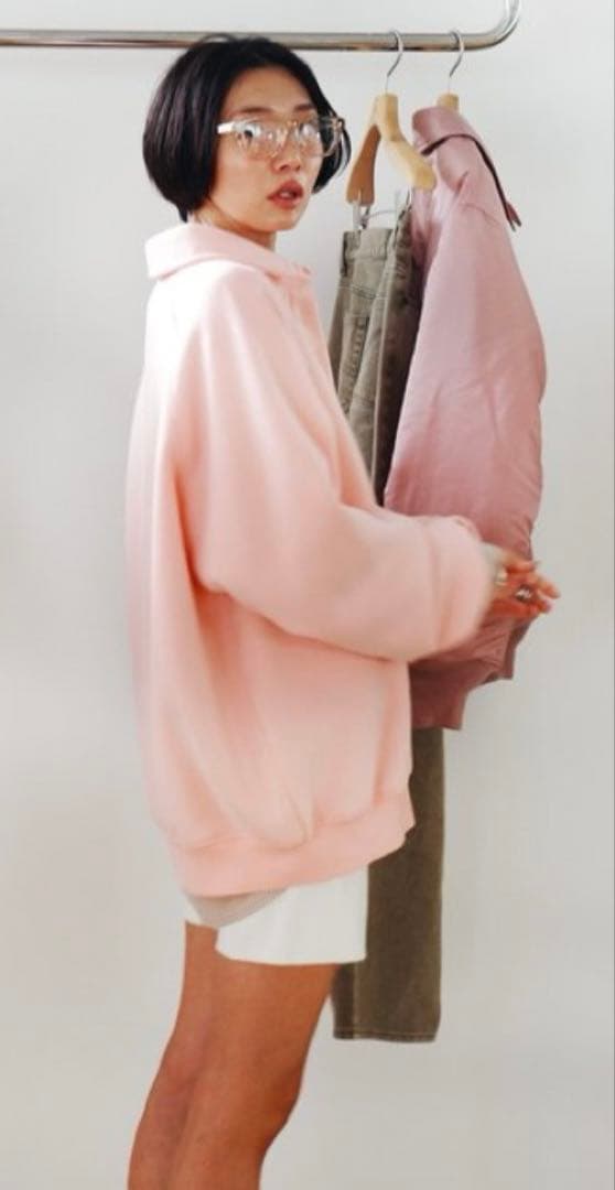 未使用！シールームリンvolume sweat looseポロトップス