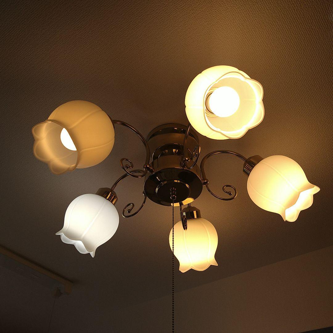 キシマ シャンデリア 5灯