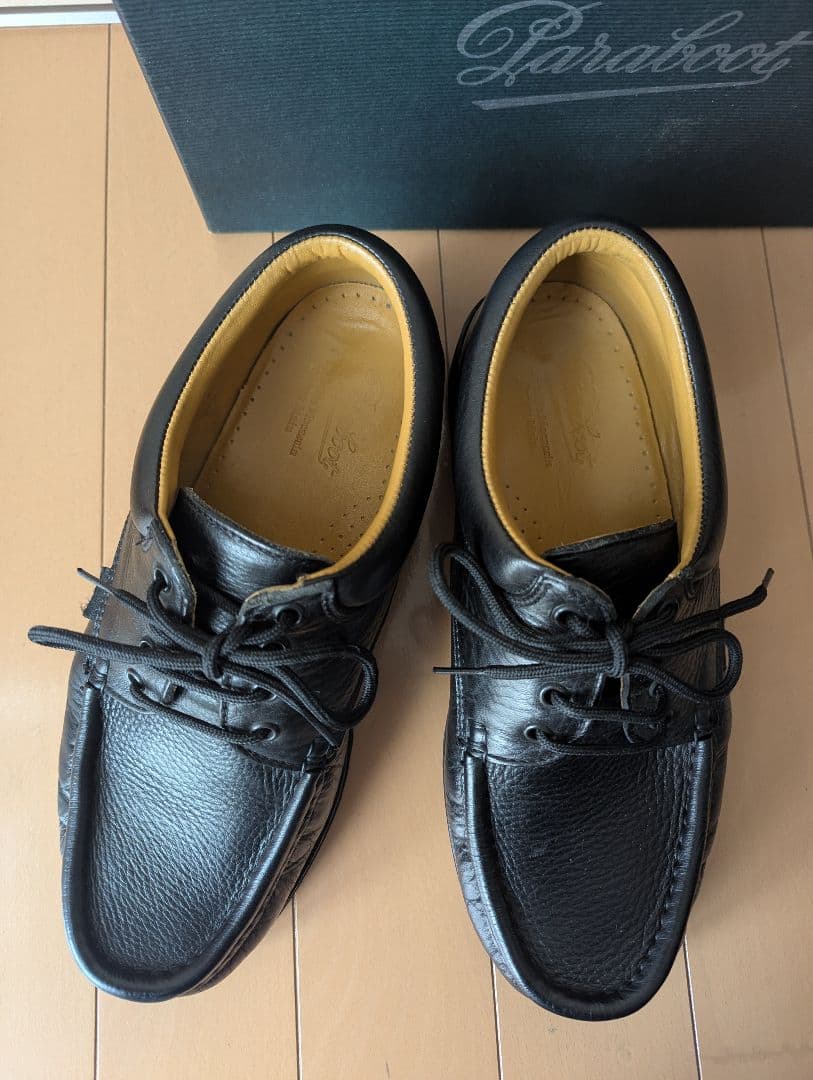 セール！美品✨️Parabootパラブーツ スペイン製 シボ革 ミカエル 箱あり