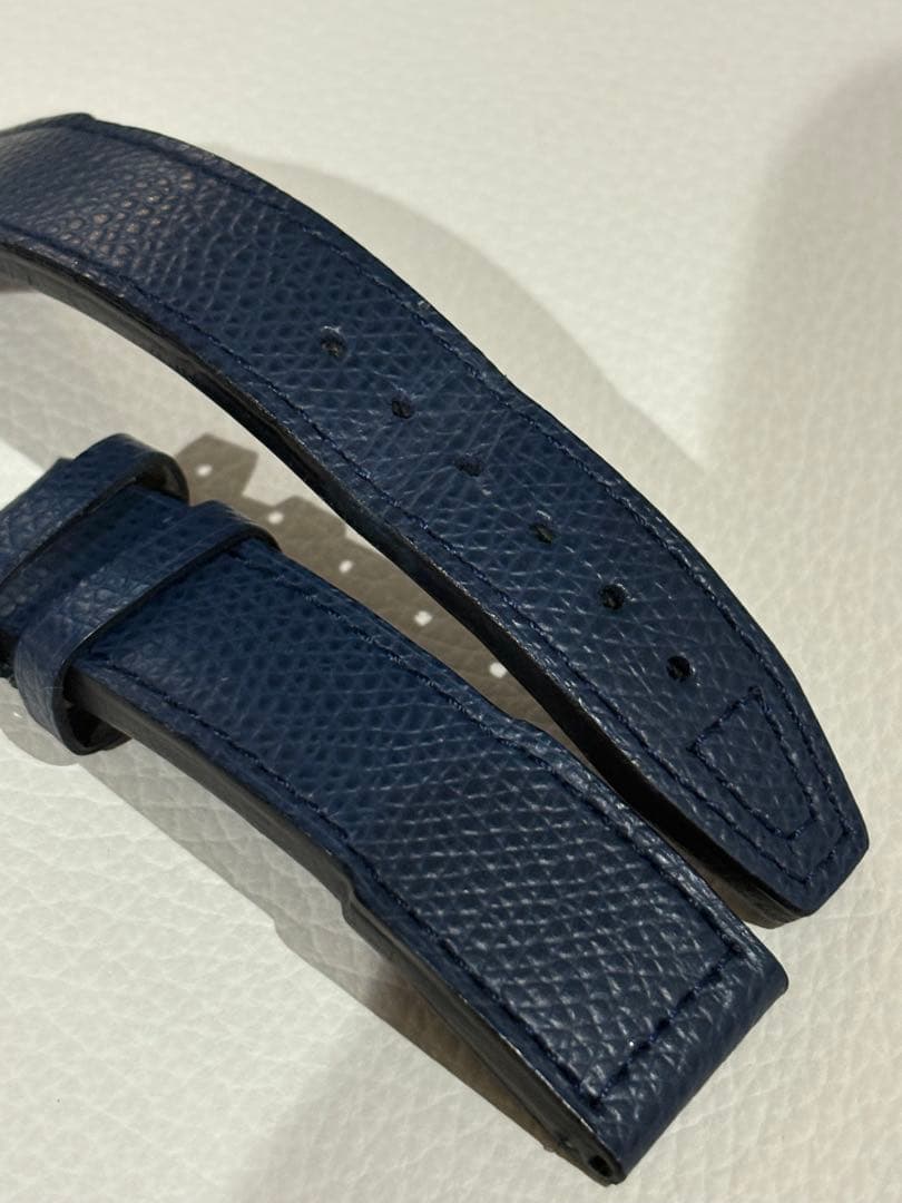 美品 ジャン・ルソー 時計ベルト IWC パイロット用 20-18mm ネイビー