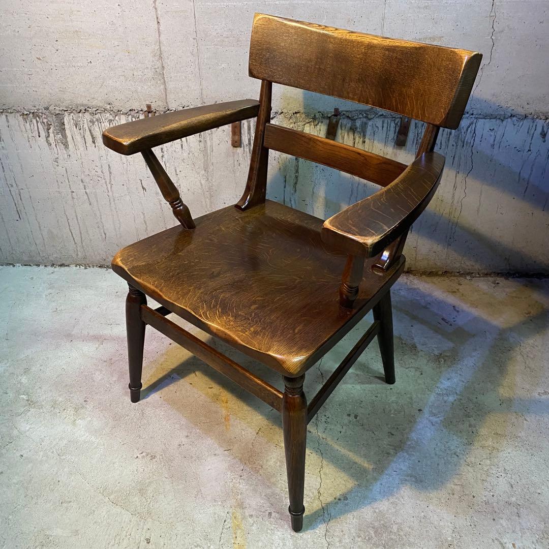 【美品】柏木工 ダイニング アーム　チェア WILDERNESS ウィルダネス③