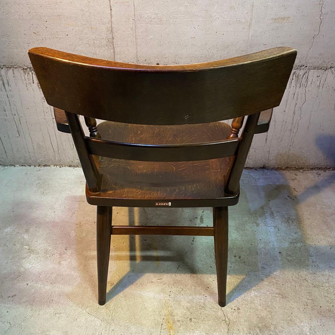 【美品】柏木工 ダイニング アーム　チェア WILDERNESS ウィルダネス③