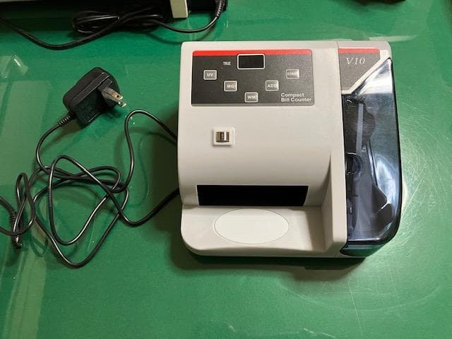 マネーカウンター　V10　自動紙幣計数器