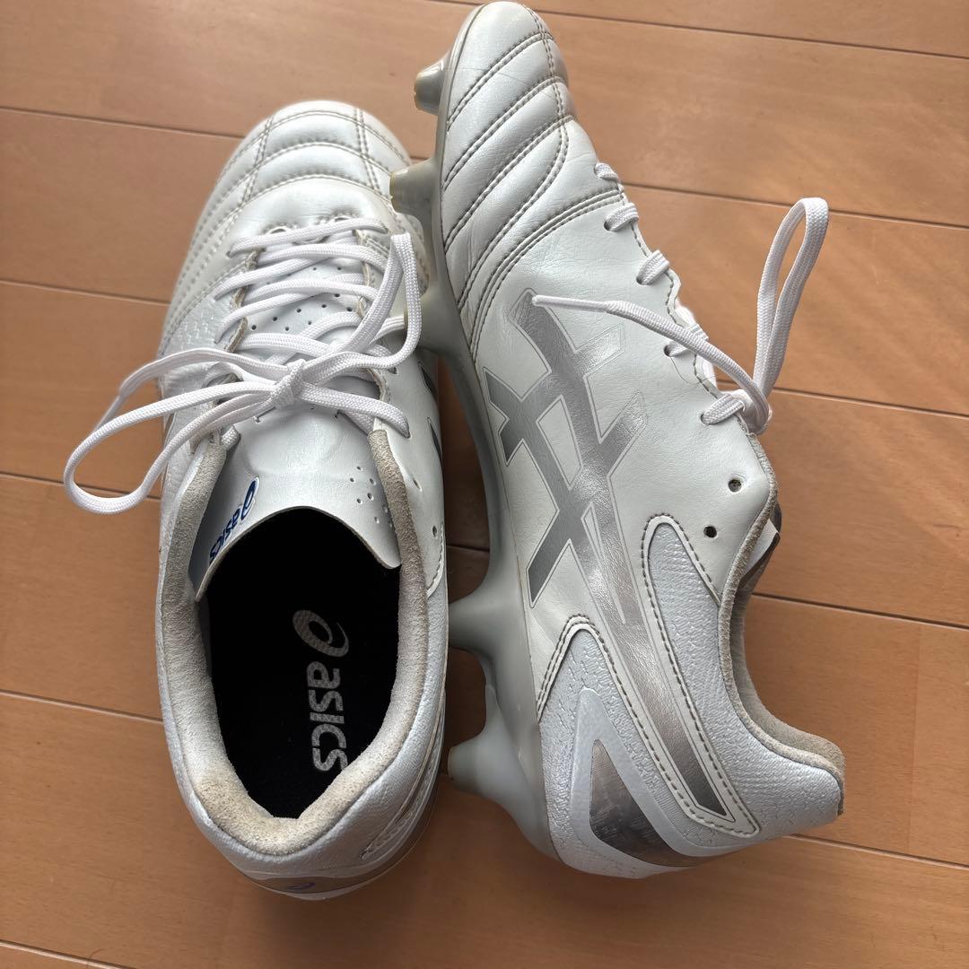 asics サッカースパイク 25.5cm 白 ディーエスライトアドバンス